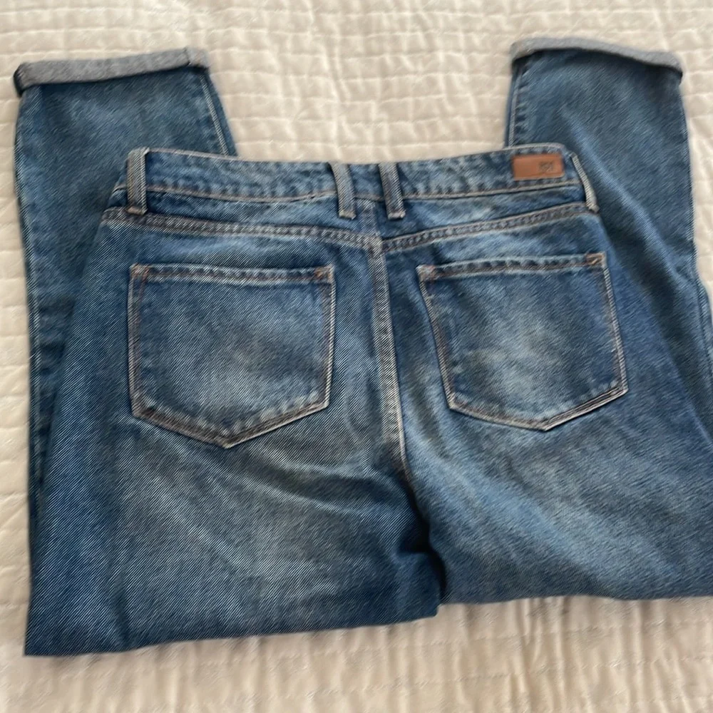 RSQ Baggy Boyfriend Button Fly Blue Jeans‎ Size 26 NWOT